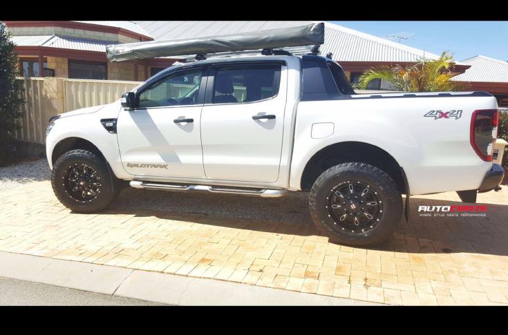 FORD RANGER SCYTHE GLOSS BLACK MILLED ACCENTS